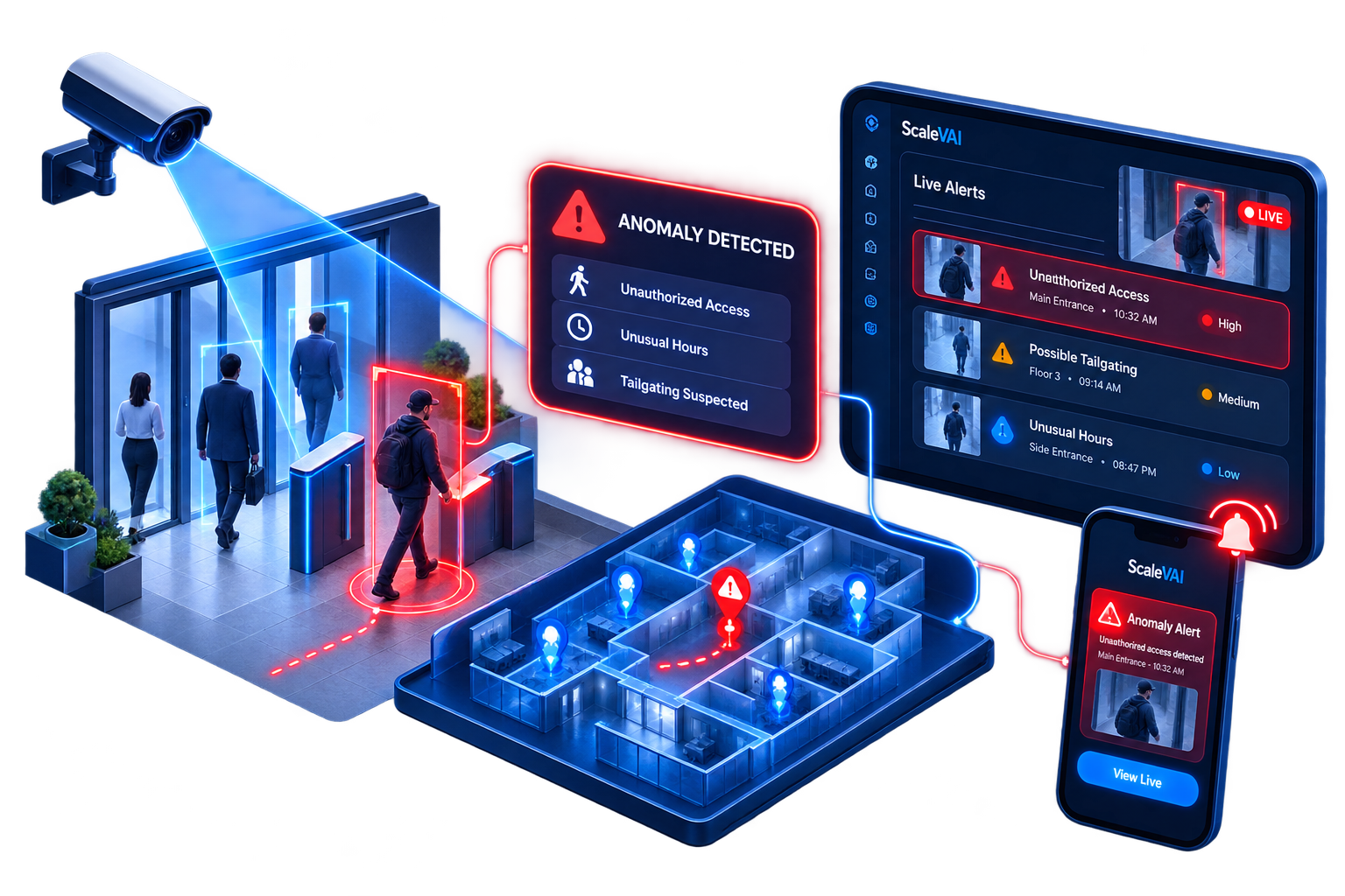 Real-time anomaly alerts